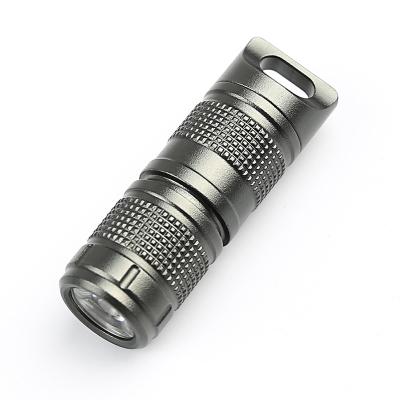 China Emergency 10180 Battery Bulk Edc Led Keychain Flashlights Cheap Aluminum Alloy Flashlight for sale