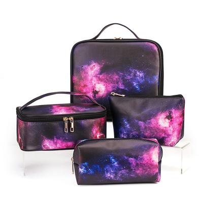 China Fashion Sell Good Lady Bags Travel Leisure PU Leather Cosmetic Organizer Bag Makeup Box Toiletry Bag for sale