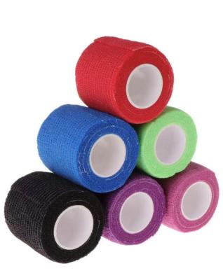 China Multifunctional Non Woven Self Adhesive Elastic Bandage Grip Bandage Rolls Tattoo Supplies for sale