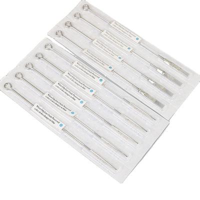 China Traditional Tattoo Professional Disposable Standard Needles On The Bar Wholesale Tattoo Needles With Life Sizes for sale