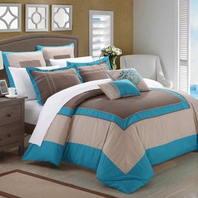 China Hotel Textile Bamboo Nondisposable Home Bedding Sets Solid Color Duvet Cover Set Sheet Set for sale