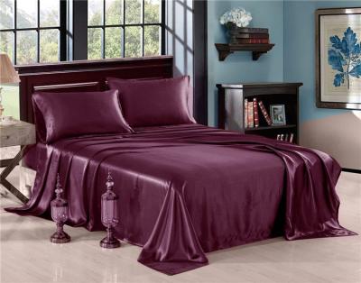 China Disposable 100% Mulberry Silk Duvet Cover Sets Silk Pillowcase Mulberry Silk Sheets for sale