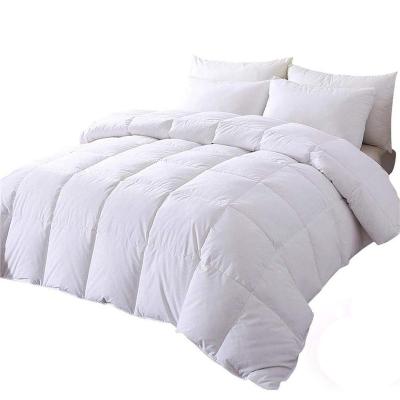 China Duck Goose Feather And Hotel Soft Warm White Comforter Sale Yintex Inner Comforter Cover Down Comforter for sale