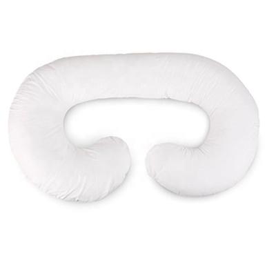 China Anti-Apnea Shape 100% Total Cotton Hollow Fiber Long Body Pregnancy Maternity Pillow for sale