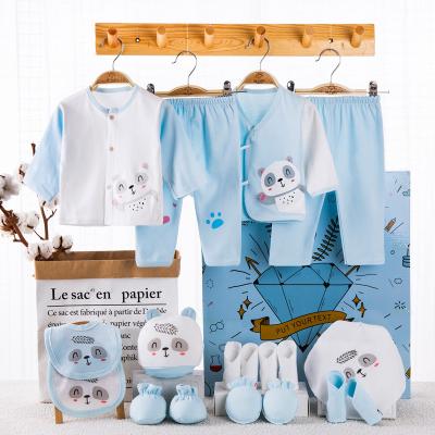 China Antibacterial Neonatal Gift Box Clothing Suit Male and Male Babies Cotton Clothing Baby Gift Box Set for sale