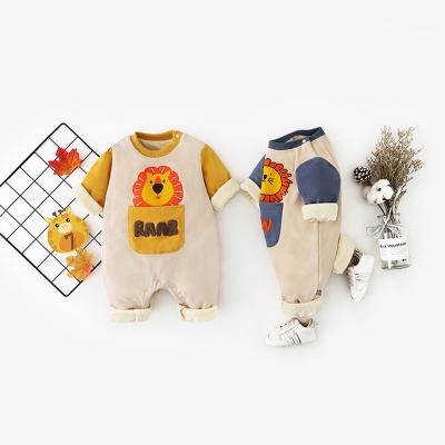 China Bulk Buy Antibacterial Baby Clothes Children's Overalls Kids Cotton Romper for sale