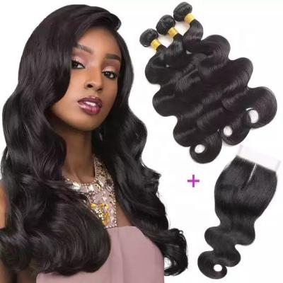 China Hot Selling Brazilian Hair Lace Wigs Women Dark Wave 22inch Full Body Wave Frontal Style 100% Brazilian Hair for sale