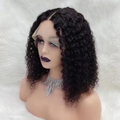 China Water Wave Frontal Human Hair Wigs 13x4 Inch Lace Front Human Hair Wigs 14 Lace Frontal Water Wave For Red With Women for sale