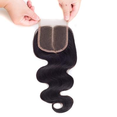 China Body Wave In 2022, New Body Wave Hair 4*4 100% Hand Made Lace Closure for sale