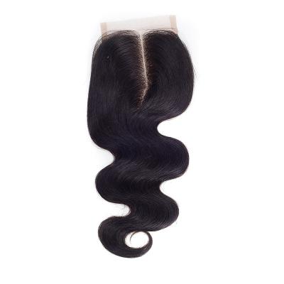 China Body Wave A Variety Of New Hand Made Hair Style Body Wave 4*4 Lace Up Closure For 2022 for sale