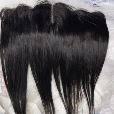 China Straight 100% hand made hair straight new style 13*4 lace up 14inch frontal in 2022 for sale