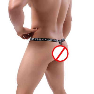 China Sexy men's sexy men's low waist bikini thong underwear solid color modal breathable T-shirt for sale