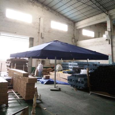 China Large Square 5*5m Garage Umbrella for sale