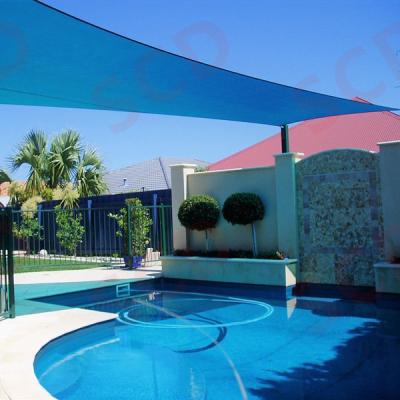 China Outdoor Hotel HDPE Material Shade Sail Knitted Waterproof Shade Sail And Sun Shade Fabric for sale