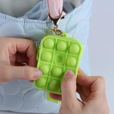 China Hot Sale Eco-friendly Material Silicone Amazon Bag Mini Stress Reliever Toy for Kids and Adults for sale