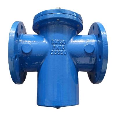 China General Ductile Type Cast Iron Basket Strainer PN10/16 DN50-DN600mm For Water Piping Pipeline Network for sale