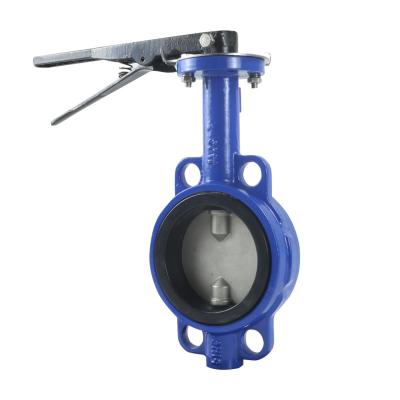 China General Ductile Wafer Type Cast Iron /Grey/Stainless Steel Butterfly Valve DN40-DN1200 For Water, Gas, Chemical, Irrigation for sale