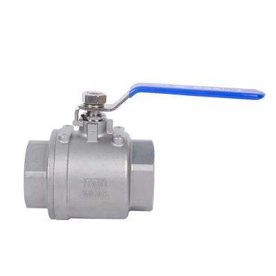 China General 201/304/316 Stainless Steel Thread 2PC Internal Ball Valve for sale