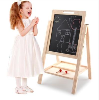 China Wooden children's double-sided enrollment board new drawing blackboard Blackboard08 for sale