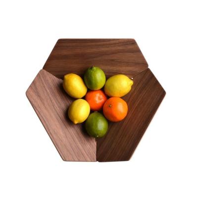 China Reversible Walnut - BIG Birch Wood Mid-Century Modern FRUIT BOWL ACE2126 for sale