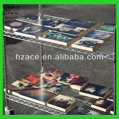 China Square photo prints on wood/UV printing on wood Plywood,MDF,solid wood for sale