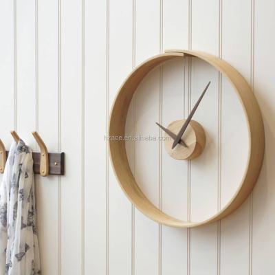 China MDF Steam Decorative Wooden Wall Clock Wooden Digital Clock MDF,rubber wood,beech,oak,acacia, for sale