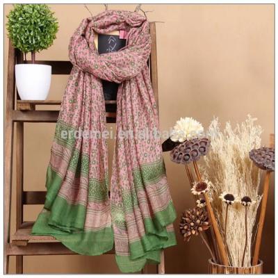 China Promotion printing design tudung scarf pashmina bawal for sale