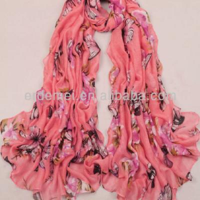 China Butterfly Printing Scarf China Hot Selling Decoration/Gift/Factory for sale