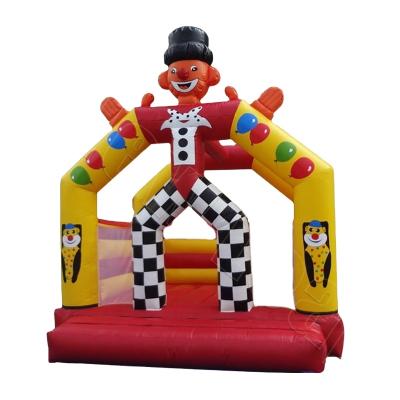 China Funny PVC Clown Commercial Rental Inflatable Bouncer For Kids for sale