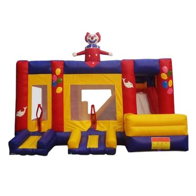 China Funny Play Park Kids Used Inflatable Bouncer Jumping Castles, Clown Theme Bounce House Bouncy Castle For Sale for sale