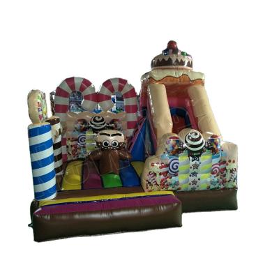 China Combo Play Park Candy Sweet Bouncy House Castle Child Jumping Zone For Kids for sale