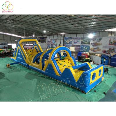 China Game Park Extreme Dual Challenge Inflatable Obstacle Course Inflatable Obstacle Assault Course for sale