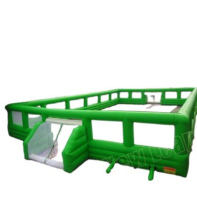 China Large Outdoor Playground Soccer Court Inflatable Sports Game Soccer Field For Adults for sale