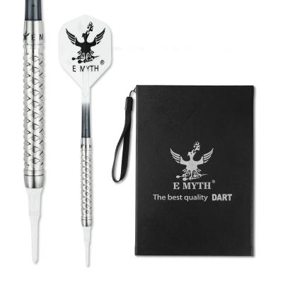 China 2020 Hot Selling Professional 90% Tungsten 3pcs E MYTH Sliver Dragon aobing soft 2ba tip / tip tungsten steel dart for sale