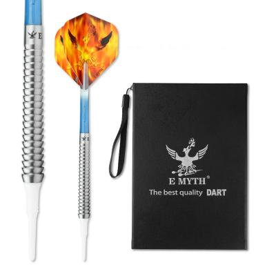 China 2020 Hot Selling Professional 90% Tungsten 3pcs E MYTH KunPeng 2ba Soft Tip / Tip Tungsten Steel Dart for sale