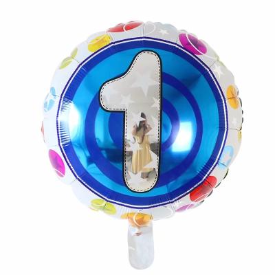 China Wholesale Party Decoration 18 Inch Number Foil Balloons Helium Foil Balloons For Birthday Party Decoration for sale