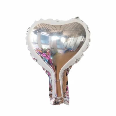 China Mini Size Self-Sealing Balloon Foil Heart 5inch/10inch Happy Birthday Wedding Love Balloons for sale