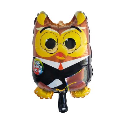 China Cheaper Price Wholesale Mini Owl Foil Balloon Graduation Party Decoration Party Supplies for sale