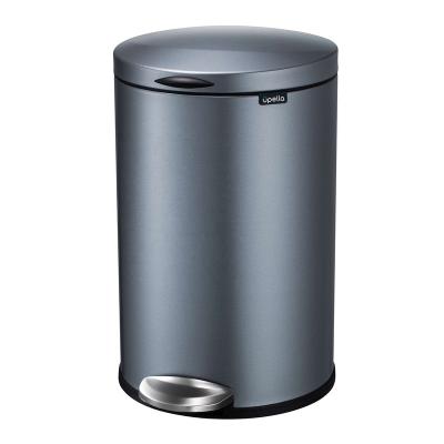 China Sustainable Minimalist Metal Food Waste Recycle Stainless Steel Material Waste Bin for sale