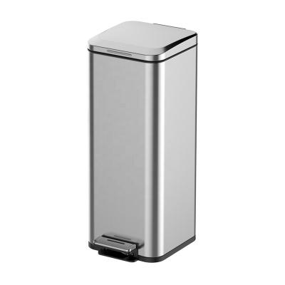 China Luxury Metal Waste Bin In Advance 30l Rectangular Sustainable for sale