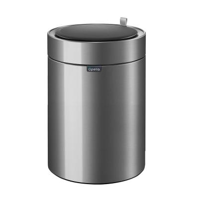 China Sustainable Upella Stainless Automatic Metal Sensor Bin Smart Waste Bins Manufacturers for sale