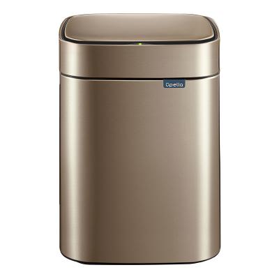 China 8L Square Sensor Sustainable Waste Bin for sale