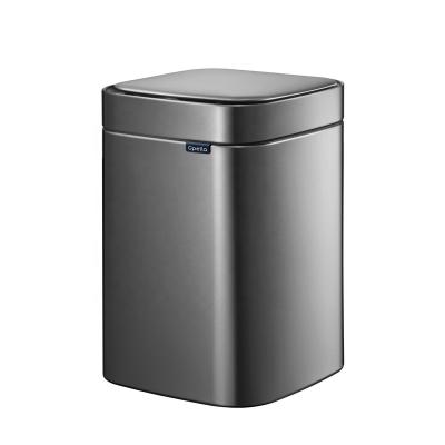 China Wholesale viable 12l vacuum induction type stainless trash can for sale