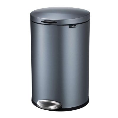 China Sustainable Home Office Rolling Pedal Bin Rubbish Waste Cover Type Bin for sale