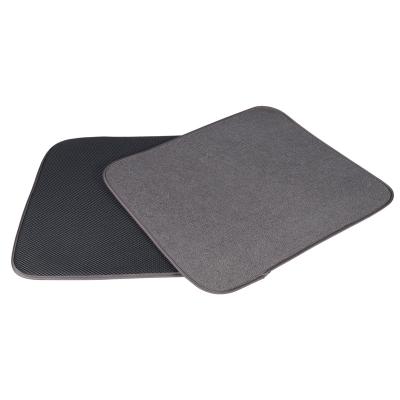 China Microfiber Dish Drying Mat & Microfiber Stocked Terry Mat for sale