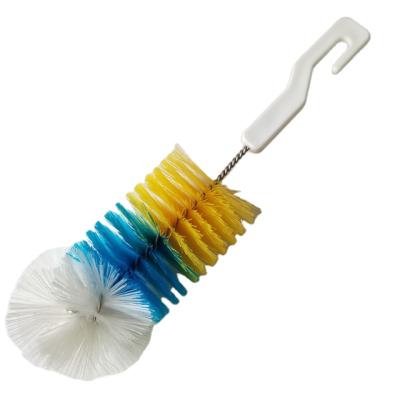 China Factory direct sales viable hanging long handle cup brush lengthened washing bottles cleaning brush for sale