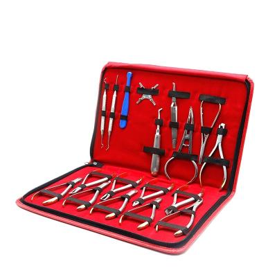 China Dental Metal Orthodontics Instruments Pliers Set 18 PCS Compound Kits for sale