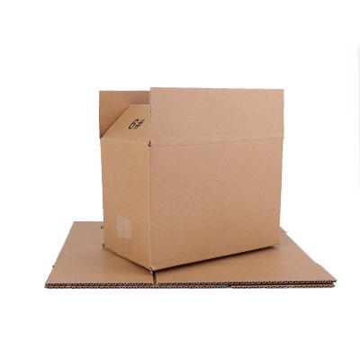 China Retail Corrugated Carton Shipping Paper Box Customized Logo Brown Mobile Transport Postal for sale