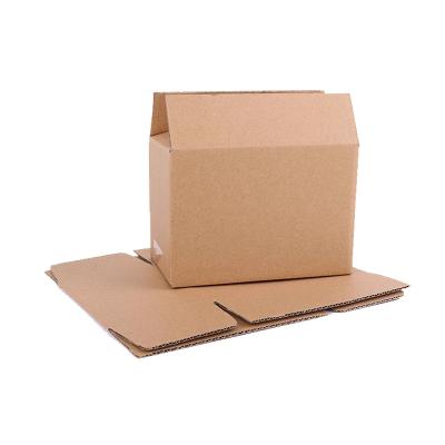 China Custom Mailing Paper Box Brown Kraft Moving Strong Corrugated Carton Boxes for sale