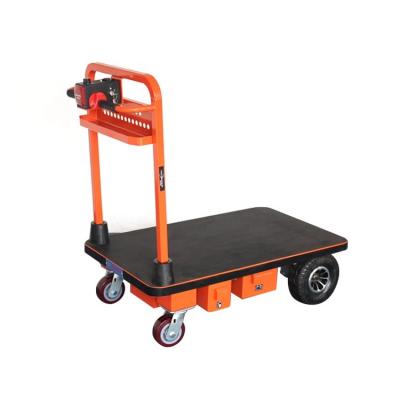 China NK-102 Heavy Duty Handheld Electric Trolley Trolley Heavy Duty Electric Powered Tool Garden Tool Cart Stainless Trolley For Transport Cargo for sale